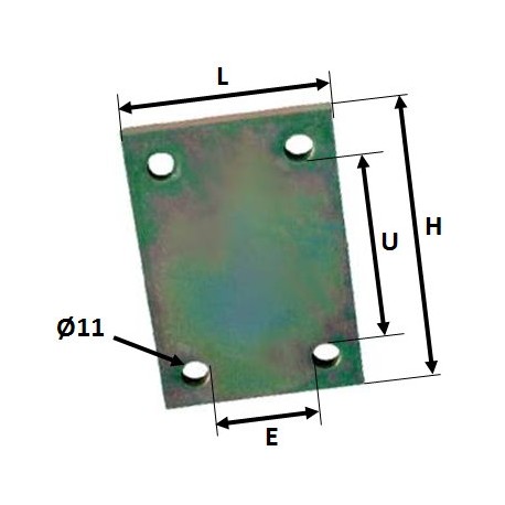 Plaquette d'assemblage 30x30