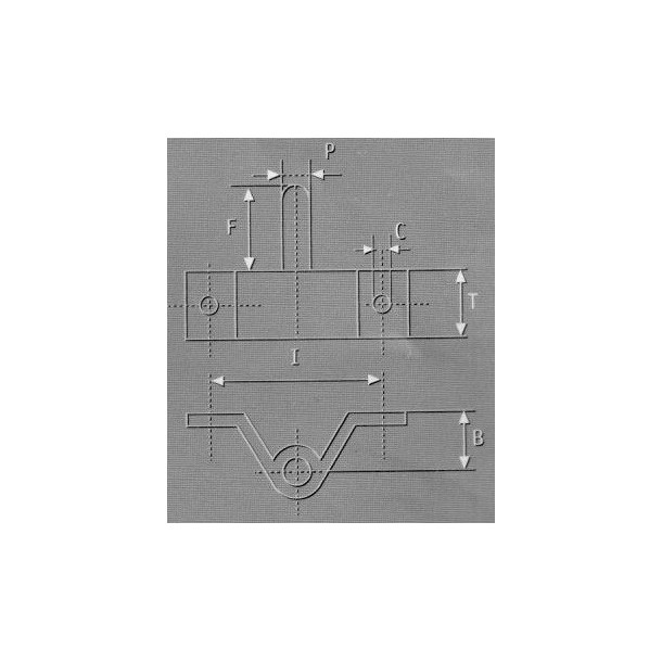 Aiguillot tableau Ø8 et 10 mm / 2 et 4 trous