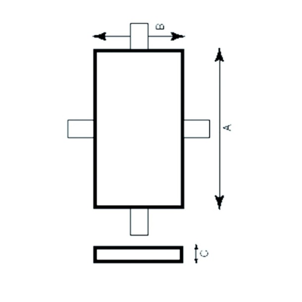 Anode à souder 2.2 KG