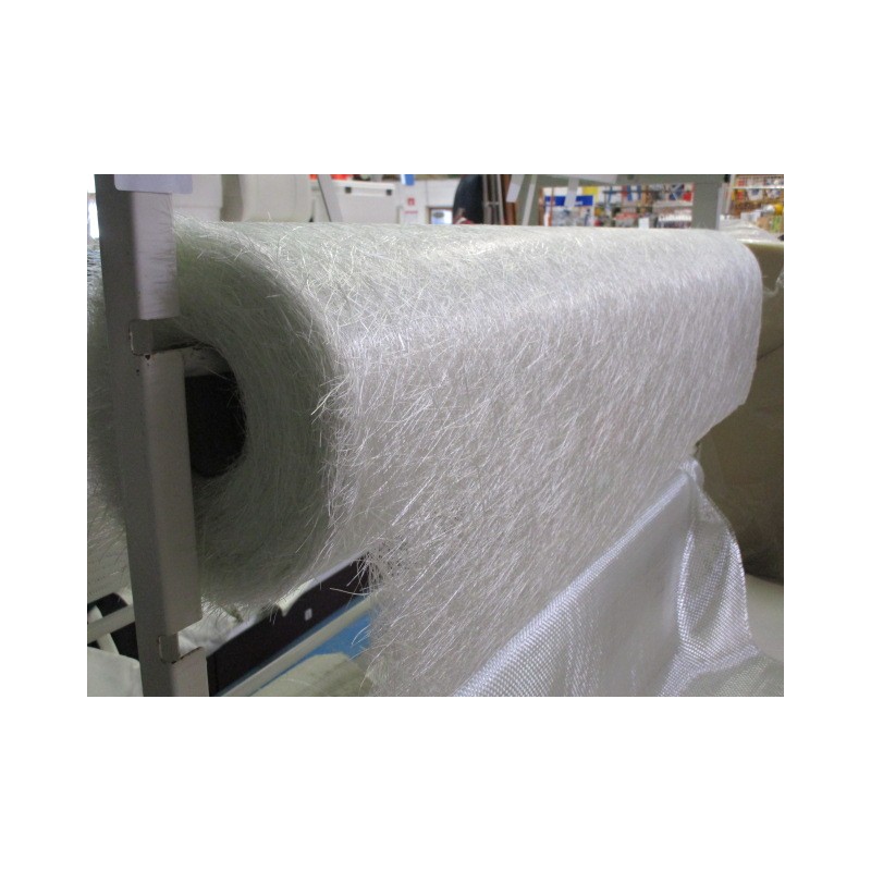 Nansheng Rouleau de tapis en fibre de verre, 101,6 cm x 2 m, tapis en fibre  de verre haché mat pour moulage, moulage, toiture, bateau, réparation  marine (20 m², 45,4 g) 