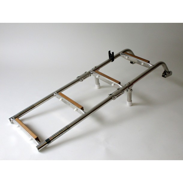 Echelle en Inox et bois 4 marches