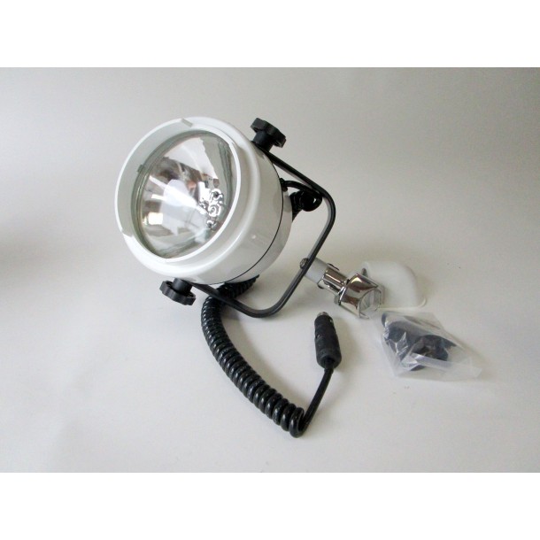 Projecteur Halogène Night Eye en laiton chromé fixation sur balcon 12V