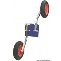 Roues d'annexes relevables inox