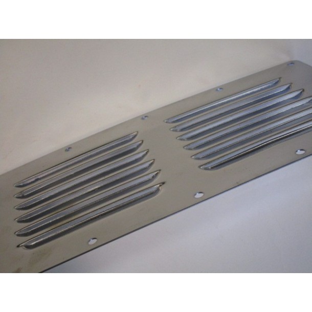 grille d'aération inox