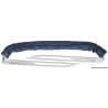 Bimini pliable 3 arceaux Ø 22 mm 185/195 cm Blanc ou Bleu