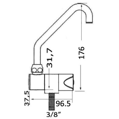 Robinet  d'eau pivotant  LC