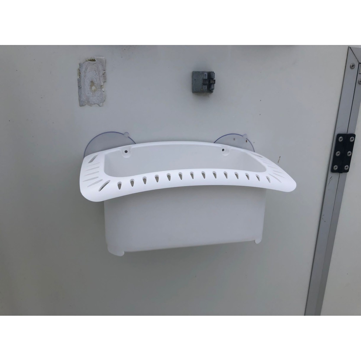 Boîte De Rangement à Ventouse Transparente - Sans Perçage, Pour Salle De Bain, Cuisine, étanche