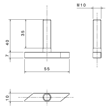 Dispositif de  fixation bumper