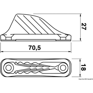 Coinceur CLAMCLEATS CL 254