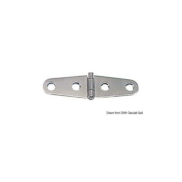 charnière inox poli miroir