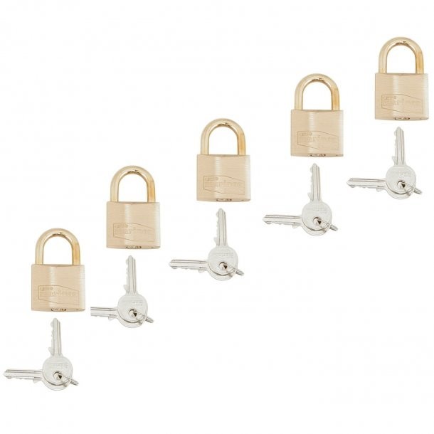 Lot de 5 cadenas en laiton - 40 mm 