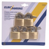 Lot de 5 cadenas en laiton - 40 mm 