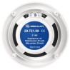 Haut-parleurs deux voies 150 mm 60 W Blanc.