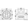 Coupe-circuit de batterie avec clé amovible