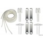 Bimini pliable 4 arceaux H140 cm 175/185cm Blanc