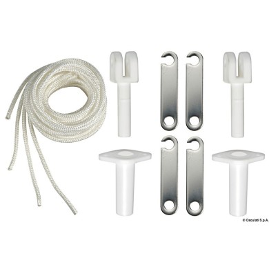 Taud 4 arceaux Bimini Depth 175/185 cm blanc