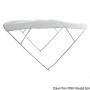 Bimini pliable 4 arceaux H140 cm 175/185cm Blanc