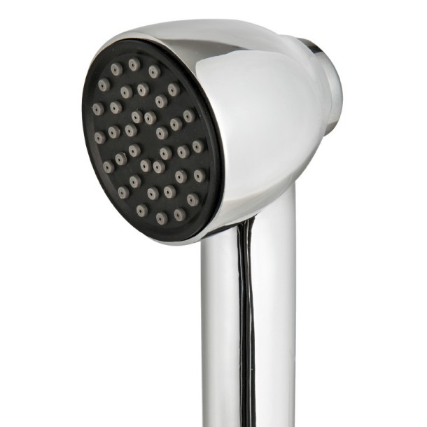 Douche de pont avec boitier encastrable inox AISI 316 et capot auto-portant/soft close.