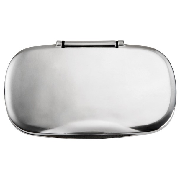 Douche de pont avec boitier encastrable inox AISI 316 et capot auto-portant/soft close.