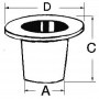 Passe-coque fileté 3/4"