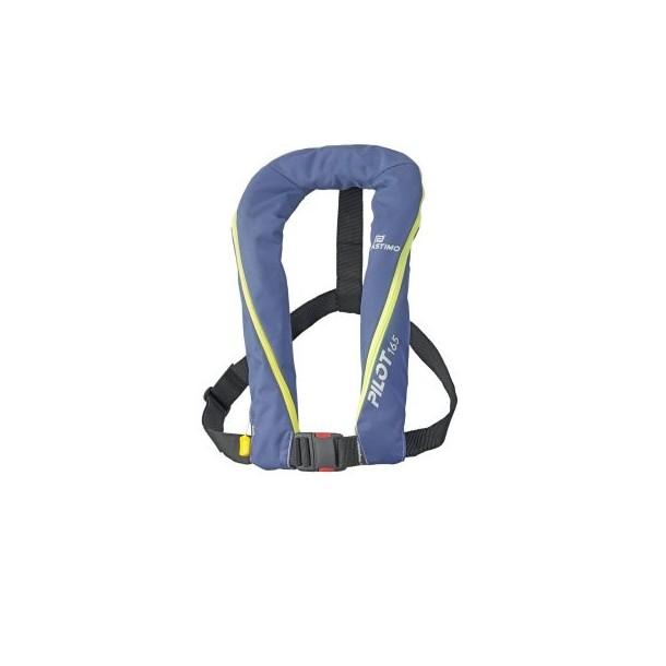 Gilet gonflable Pilot 165 Manuel Bleu