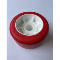 Galet Bi-matière 60x100 Rouge/Blanc