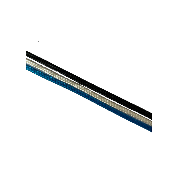 Bobine de garcette 3mm Blanc/Bleu/Noir