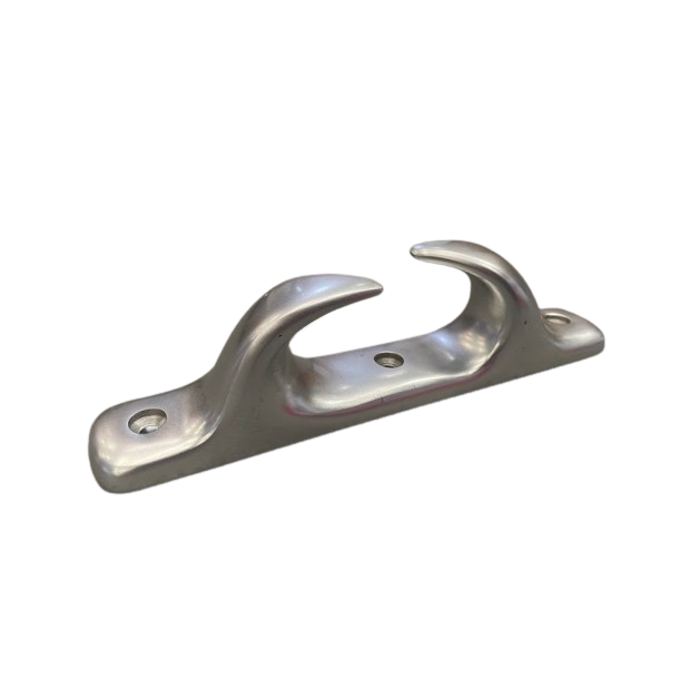 Chaumard en aluminium anodisé 350 mm pour cordage jusqu'à 50 mm.