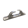 Chaumard en aluminium anodisé 350 mm pour cordage jusqu'à 50 mm.