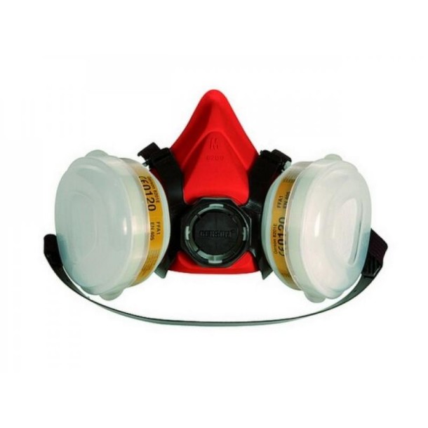 Masque avec filtres à particules. Masque avec filtres à particules.
