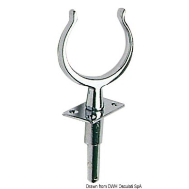 Dame de nage en laiton chromé Ø12 et 14mm