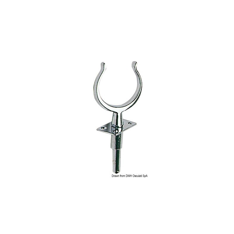 Dame de nage en laiton chromé Ø12 et 14mm