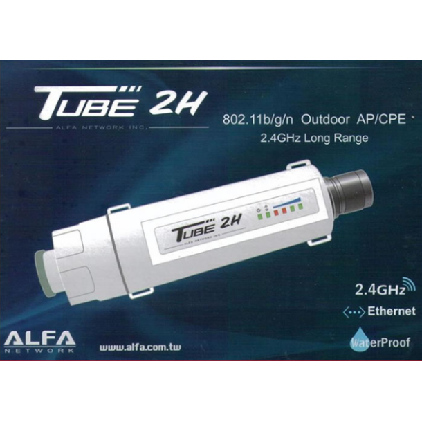 ALFA Network TUBE-2H AP/CPE 802.11n pour Applications extérieures