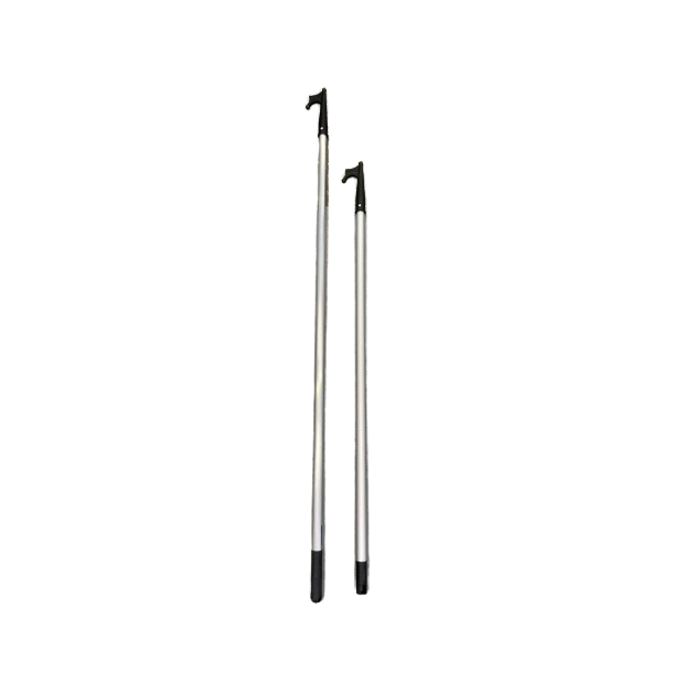 Gaffe en aluminium anodisé 120 et 170 cm.