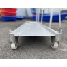Passerelle pliable d'occasion 2.5 M avec roue et main courante.