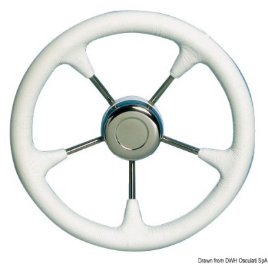 Volant en polyuréthane souple blanc