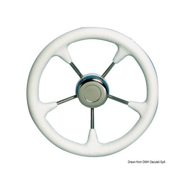 Volant en polyuréthane souple blanc