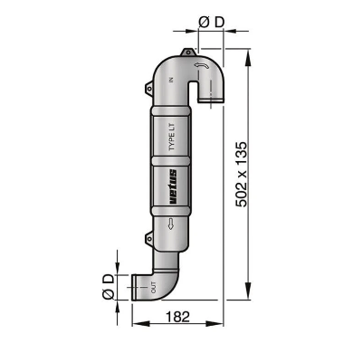 Goose Neck LT50 Vetus