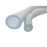 Tuyau Armé Cristal Ø10 à 30 mm. En PVC flexible, alimentaire.