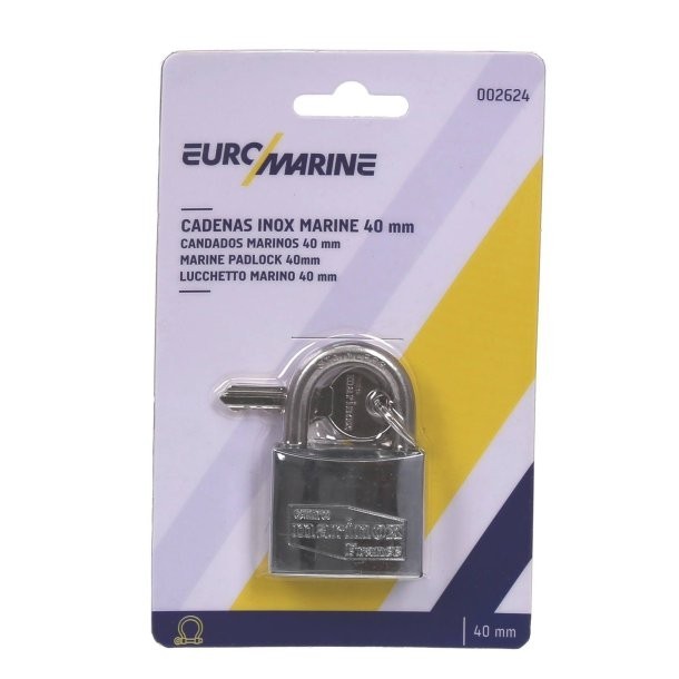 Cadenas Inox Marine 40 mm : idéal en milieu oxydant et salin.