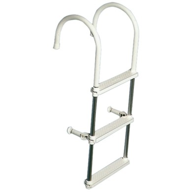 Echelle 4 marches tubes en anticorodal Ø 250 mm