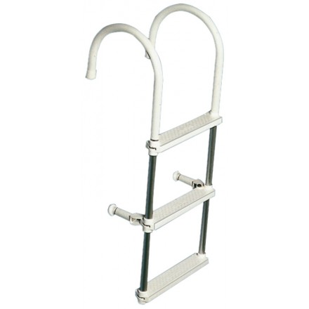 Echelle 4 marches tubes en anticorodal Ø 250 mm