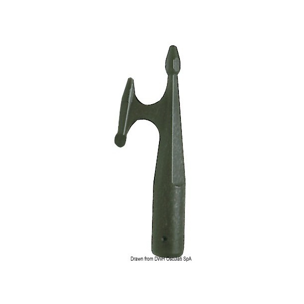 Embout de gaffe Noir 30 mm