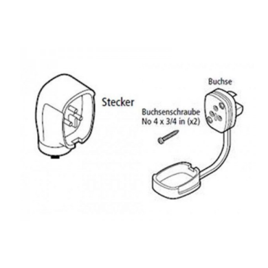 Prises pilote mâle/femelle M81181 Raymarine