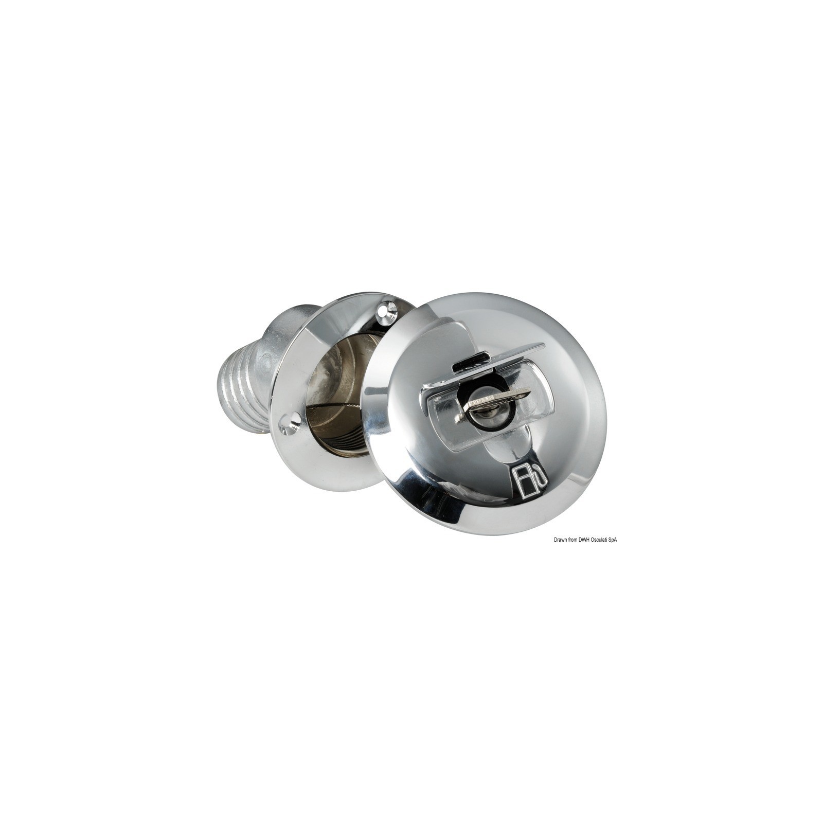 Clé De Nable Inox Pour Réservoir Bateau – Standard 24/34 Mm, Costaude