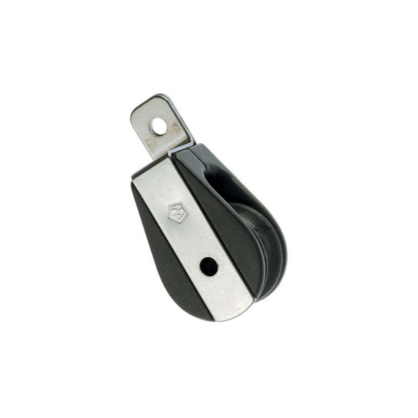 Poulie sans billes simple - Réa 25 - Plat-pont Wichard