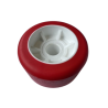 Galet Bi-matière 100x60 Rouge/Blanc
