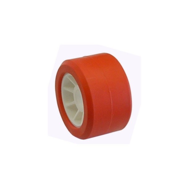 Galet Bi-matière 60x100 Rouge/Blanc