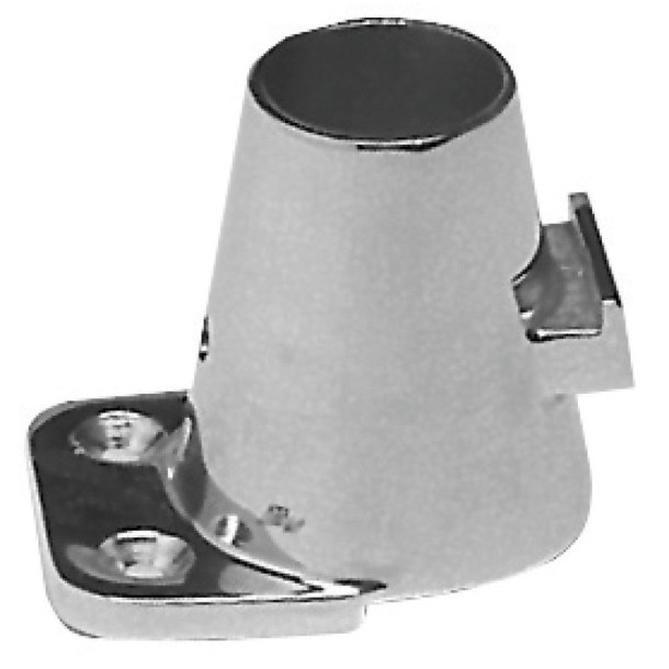Platine fargue droite 90° 55x73mm 65mm
