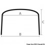 Bimini pliable 4 arceaux H140 cm 175/185cm Blanc